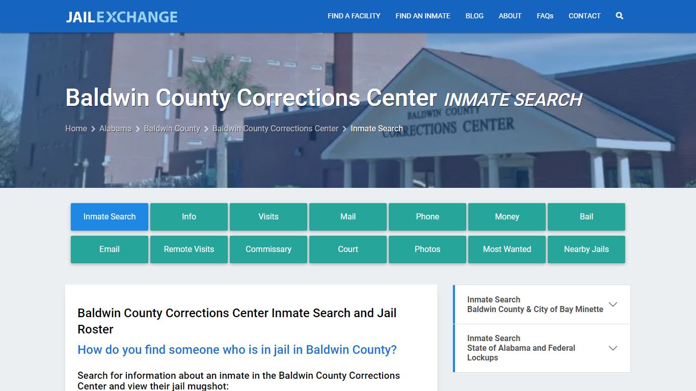 Baldwin County Inmate Search | Arrests & Mugshots | AL - Jail Exchange